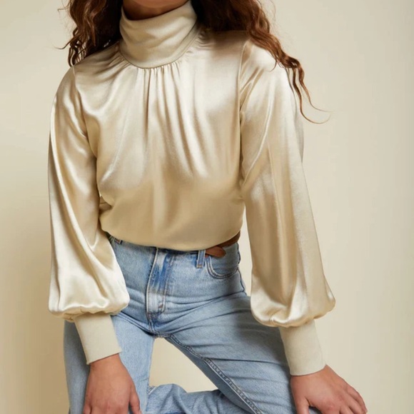 Nation LTD Tops - Nation LTD Anne Feminine Turtleneck